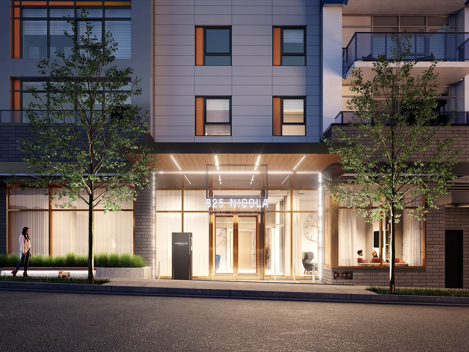 825 Nicola St #2-Bedroom photo 1