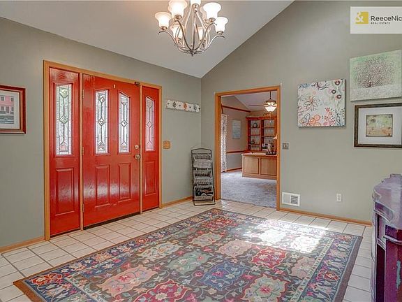 Foyer opens up to Office/Study