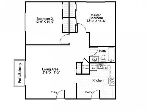 Floor plan B1AK