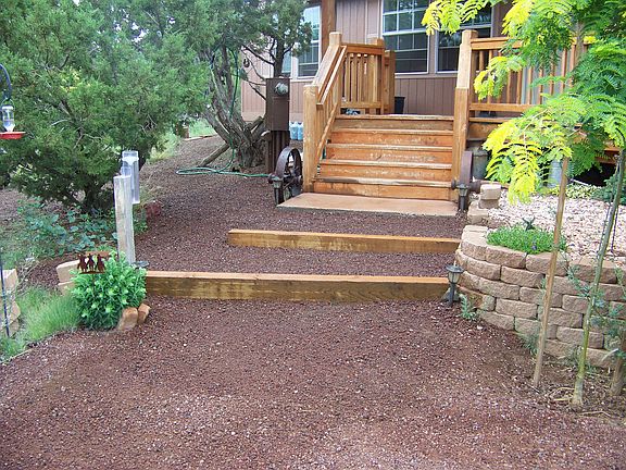 Front Entrance angled stairs