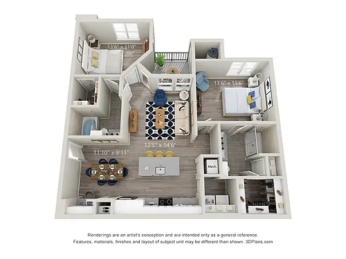 Floor plan B-3