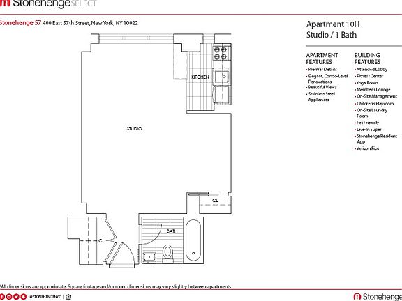 2nd image of 400 E 57th St APT 10H