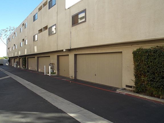 Double car enclosed garage with storage