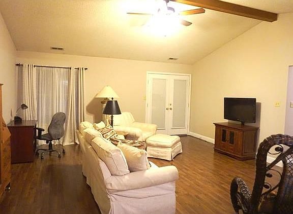 Great Room as viewed from the kitchen area.