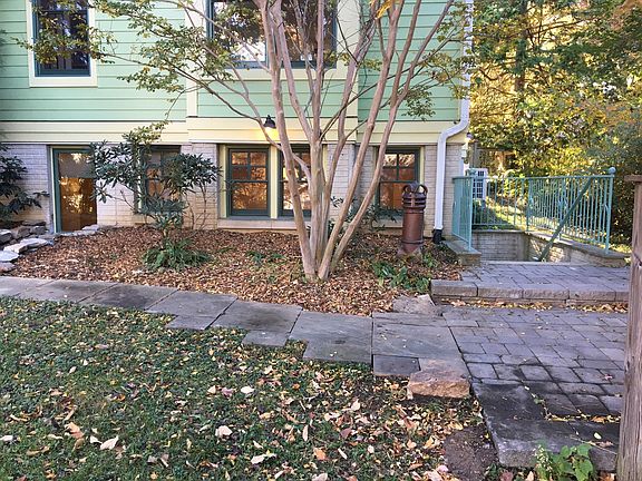 Walkway to apartment