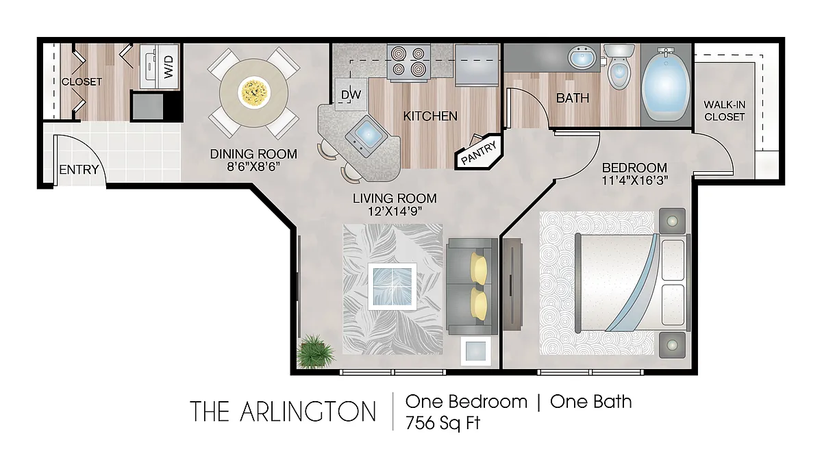 Floor plan The Arlington