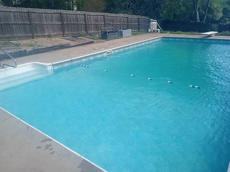 Large outdoor swimming pool