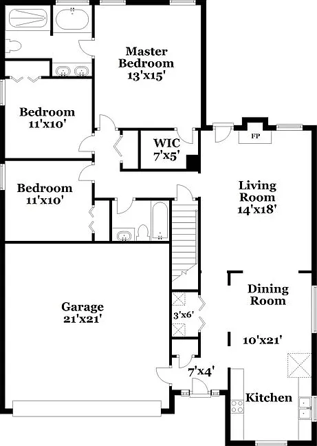 3 bed, 2.0 bath, 1946 sqft, $2,635 — Photo 2