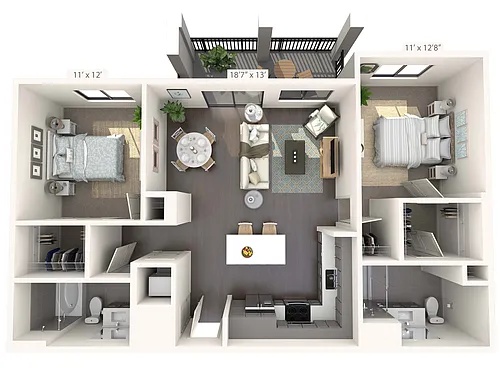 Floor plan Pinot Grigio WFH (B1WFH)