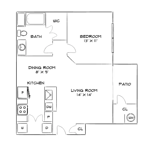 Floor plan Design 1A