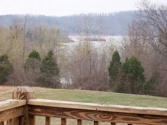 Large lake side deck