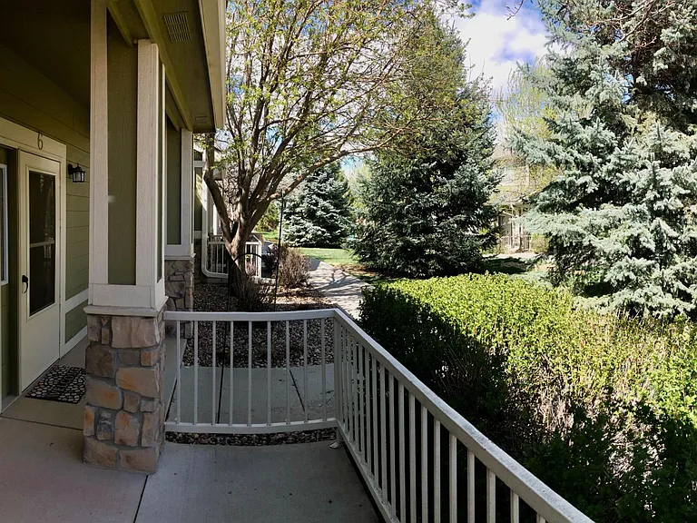 Patio off front entry