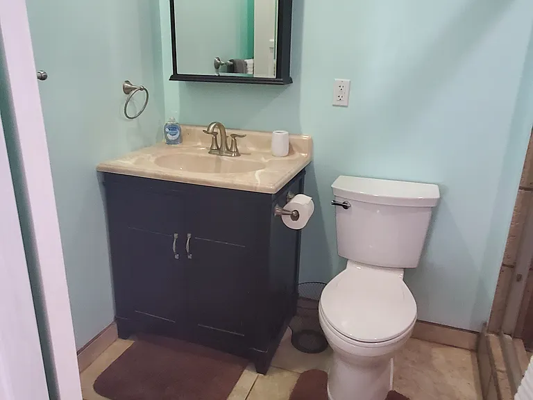 En-suite, in master.