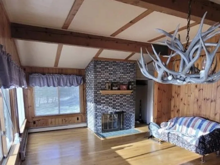 Fireplace off the great room