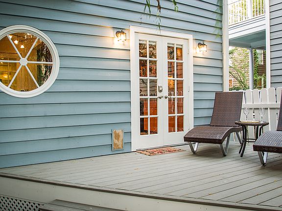 Backyard porch