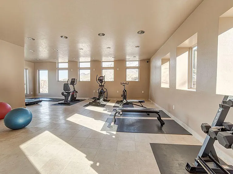 Gym in clubhouse