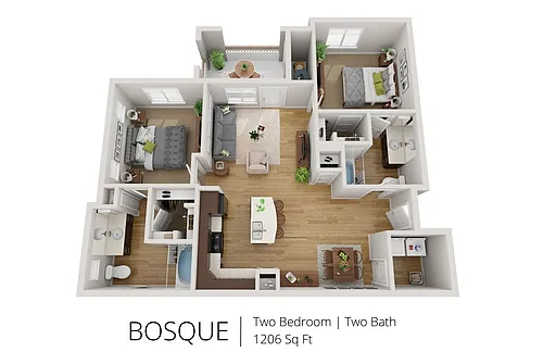 Floor plan Bosque
