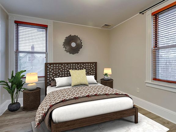 Bedroom ( Virtually staged ) Full size set would be best fit.