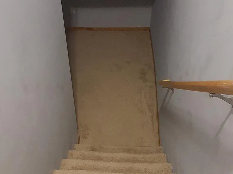 Stairs leading to basement