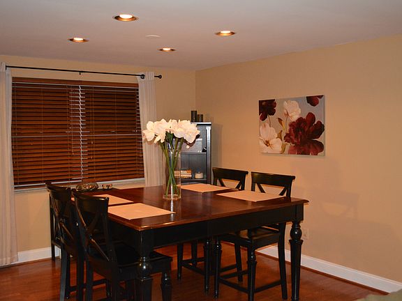 Open dining room
