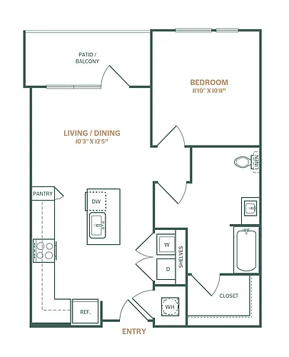 Floor plan A1A