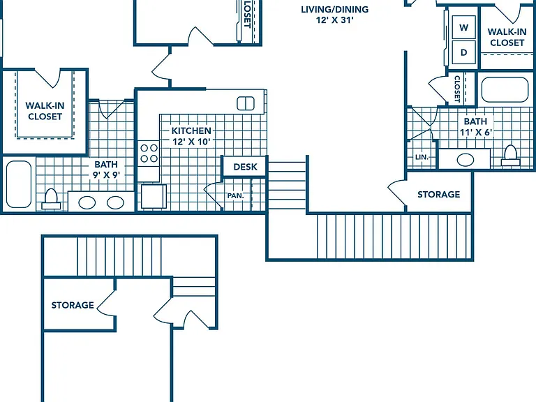 3 Bedroom | 2 Bath | 1402 SF | Attached Garage Available 3 Bedroom | 2 Bath | 1402 SF | Attached Garage Available