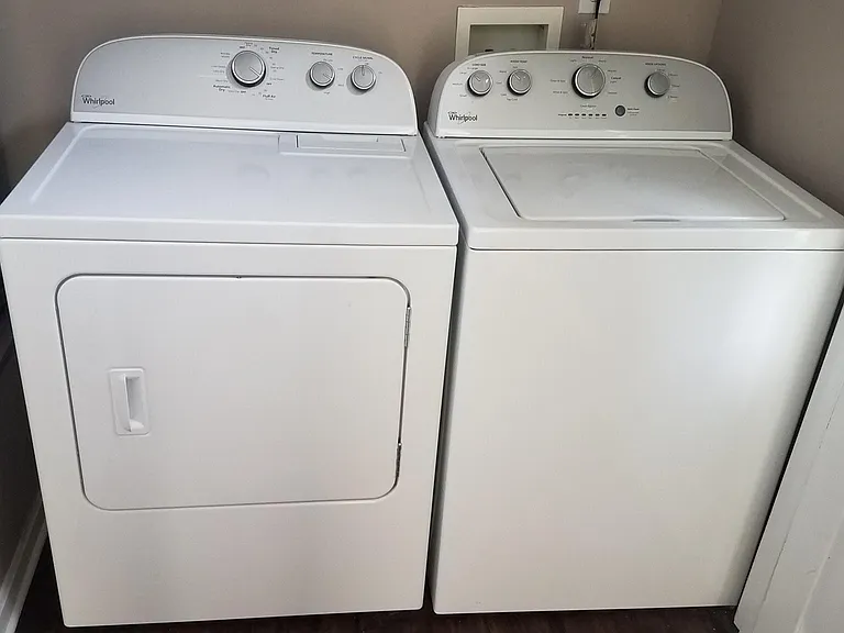 New washer and dryer