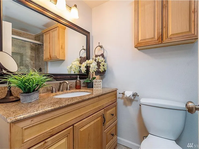 Master bath with standing shower