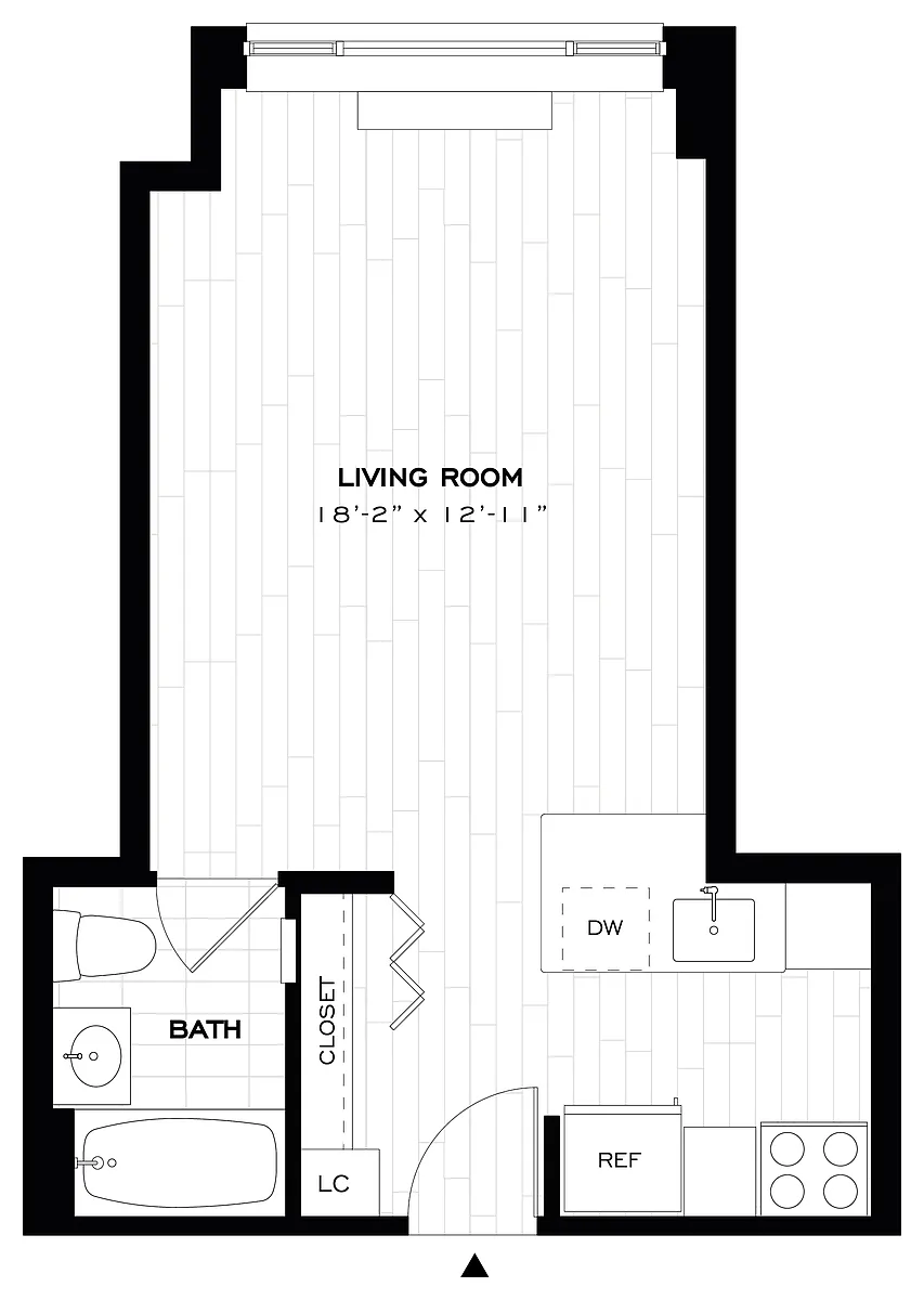 Floor plan Studio-S07