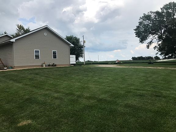 South side of garage 