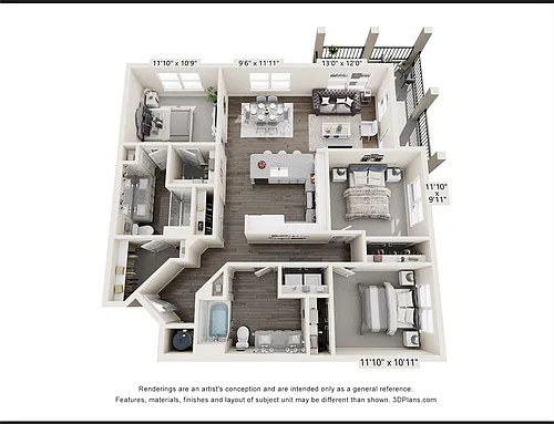 Floor plan C1