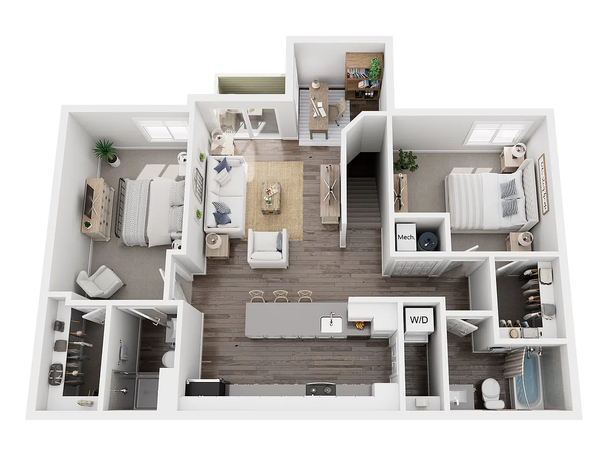 Floor plan Driftwood Upper