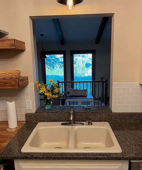 View from main kitchen