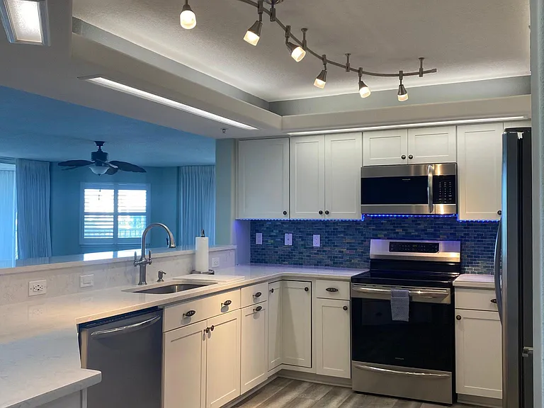 Newly remodeled kitchen with induction oven