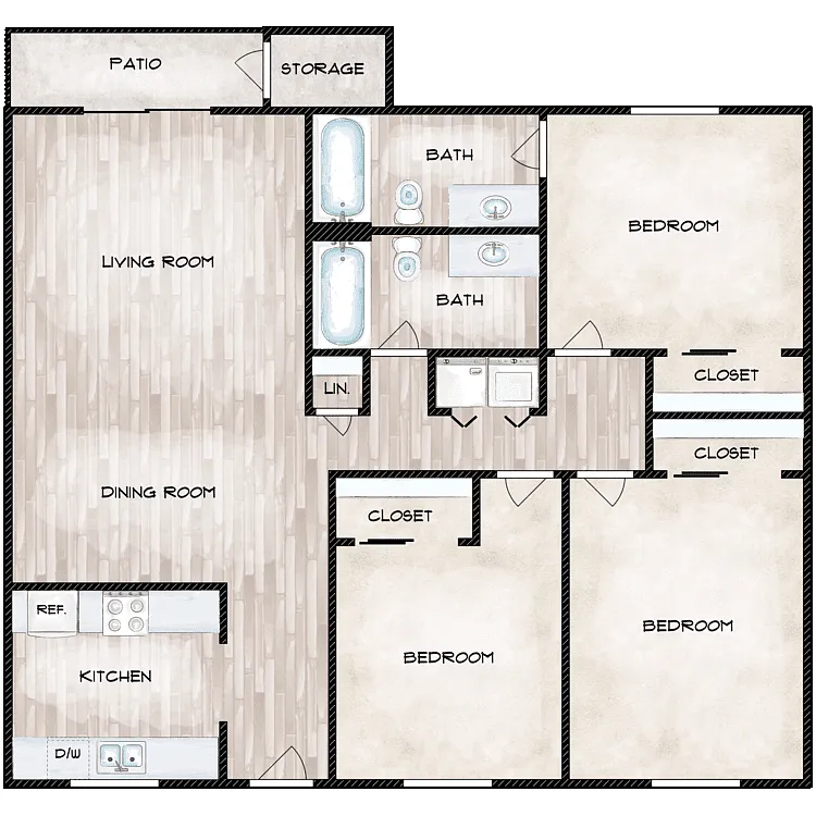 Floor plan Sequoia