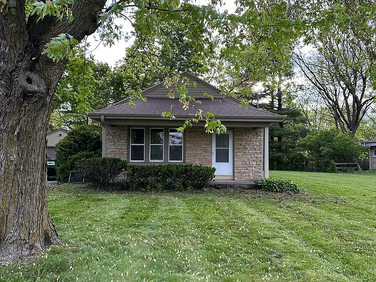 Street view of the front of house