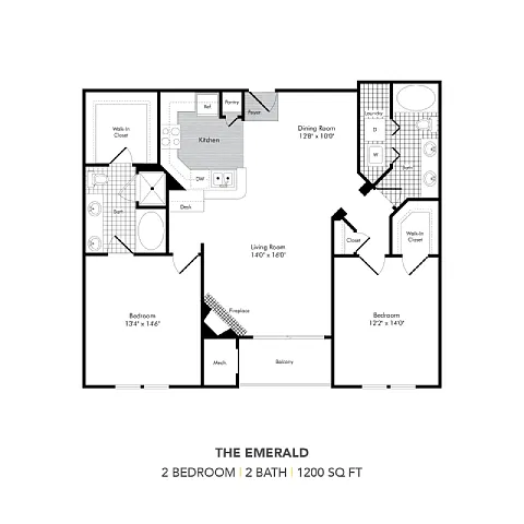 Floor plan The Emerald