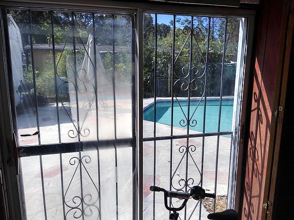 door leading to pool