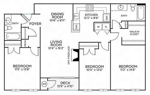 Floor plan Sugarloaf - R