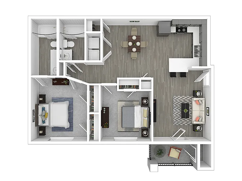Floor plan 2X2