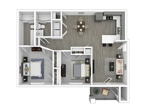 Floor plan 2X2