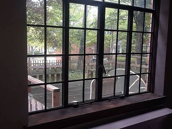 Study window to yard & deck