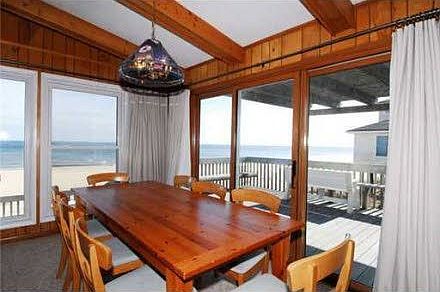 Dining Area has Amazing Beach Views