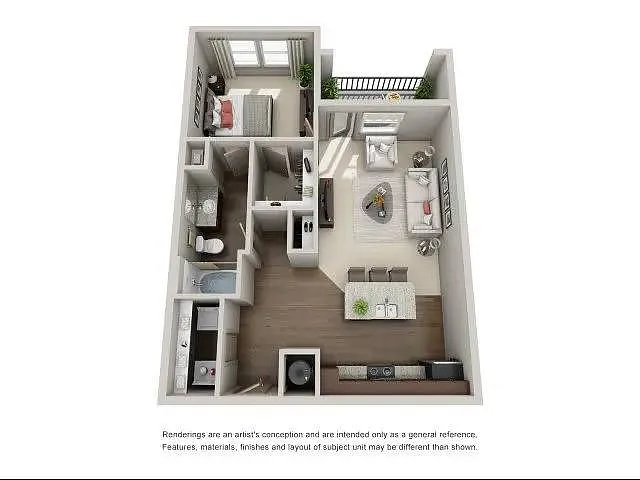 Floor plan A61
