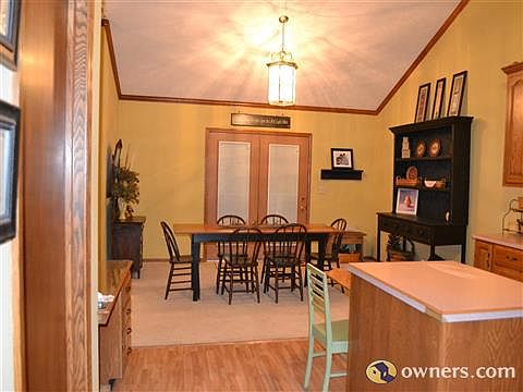 dining room, door leads to back patio