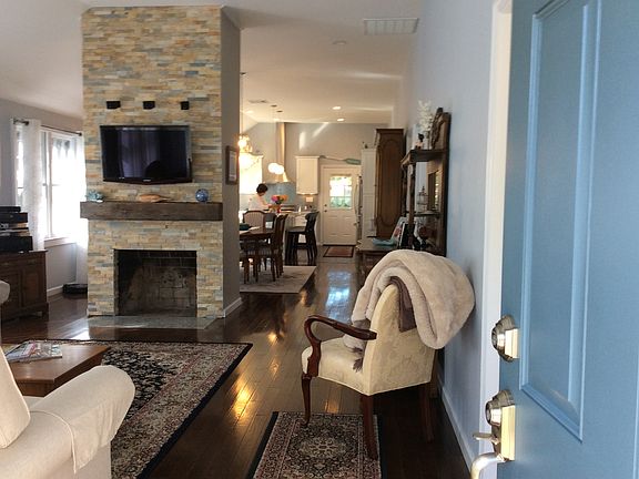 Stone Face Fireplace 