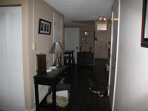 hallway facing kitchen