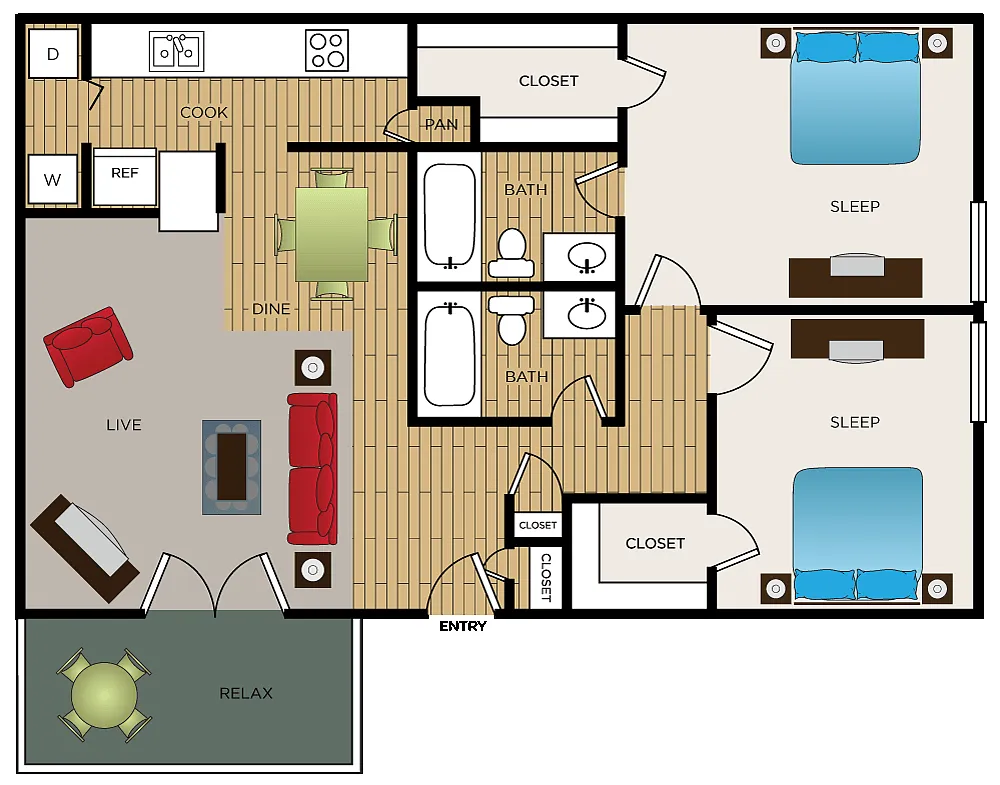 Floor plan B3