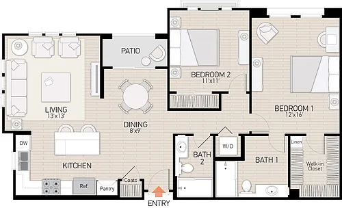 Floor plan Plan G