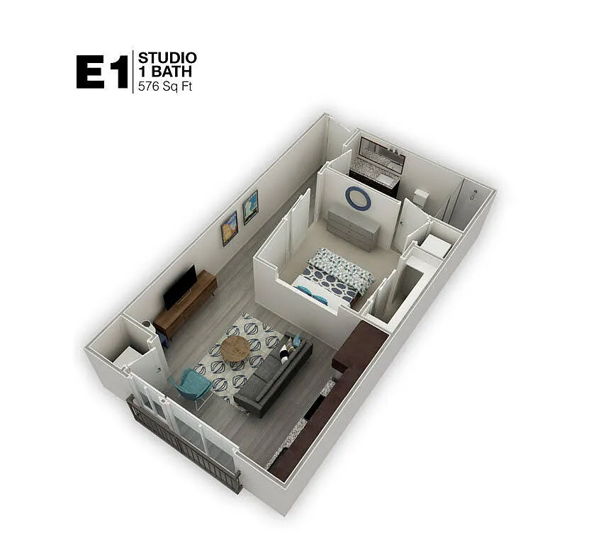 Floor plan E1